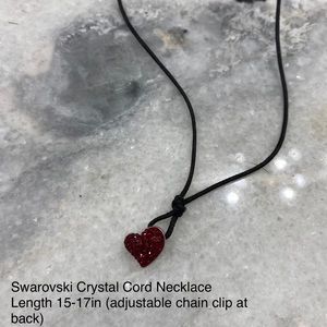 Swarovski heart pendant necklace